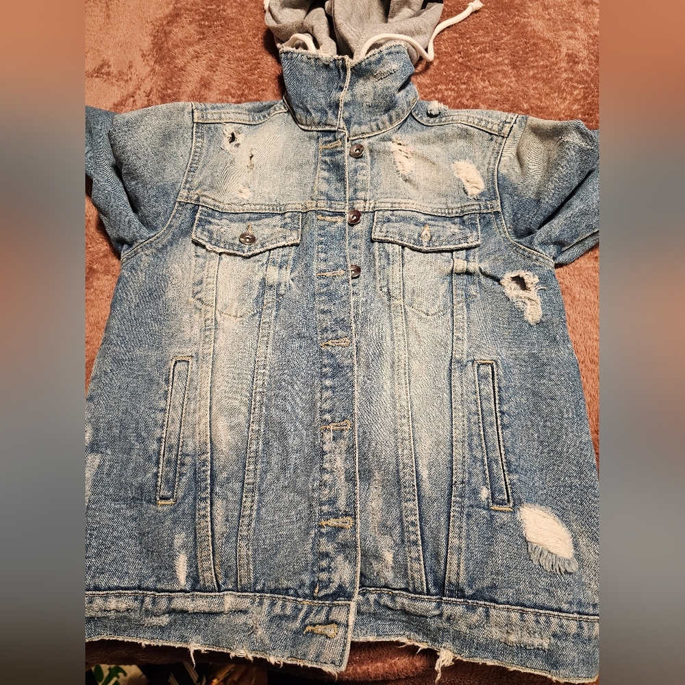 Pyrex Distressed Jean Jacket - Picture 9 of 14